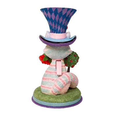 Kurt Adler Resin Hollywood Nutcracker, Cheshire Cat, 10in