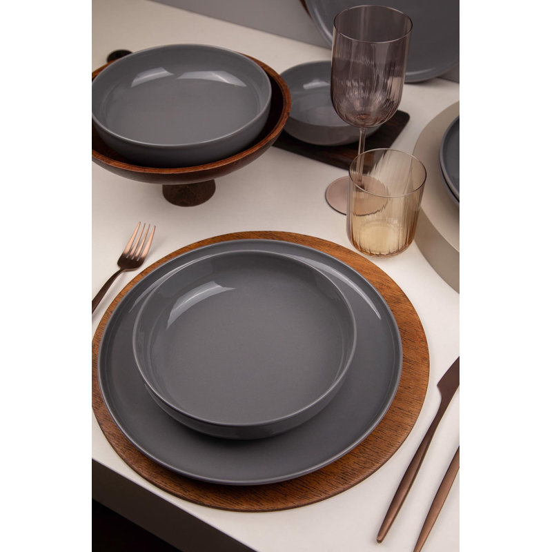 Service de table (12 pièces), Anthracite