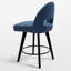 Tabouret de bar et de comptoir pivotant 26 po avec structure en bois massif-1412185294