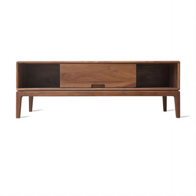 Walnut Solid- Wood Rectangular Coffee Table