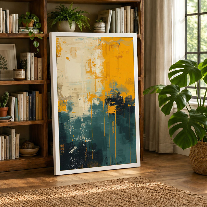 Urban Horizons Industrial - Wrapped Canvas, 18x12 - 45.7 x 30.5 cm, Sage Border