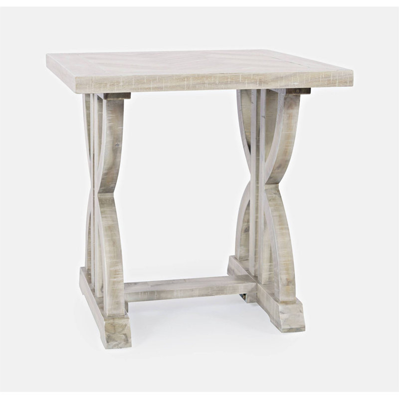 Moffitt 61cm W Solid Wood Bedside Table