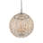 Crystal Accents Globe Sphere Pendant-842686363