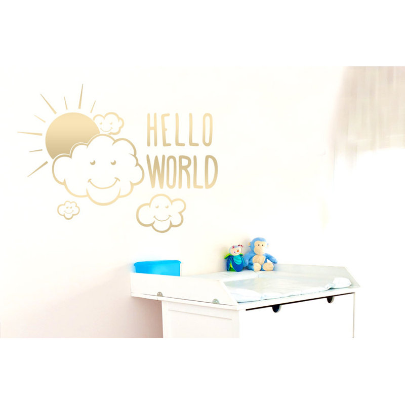 Wall Decal, Medium, Shiny Gold