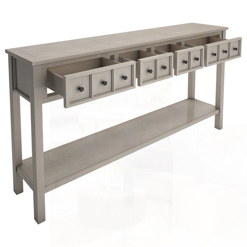 60'' Console Table, Gray