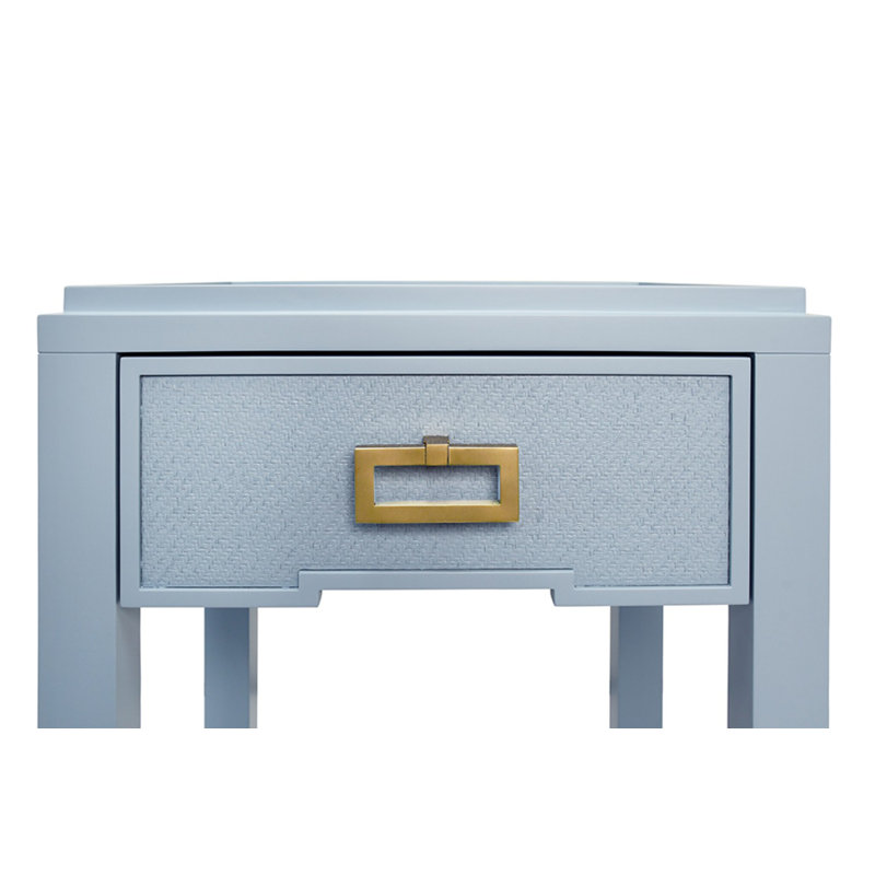 Jean End Table, Blue