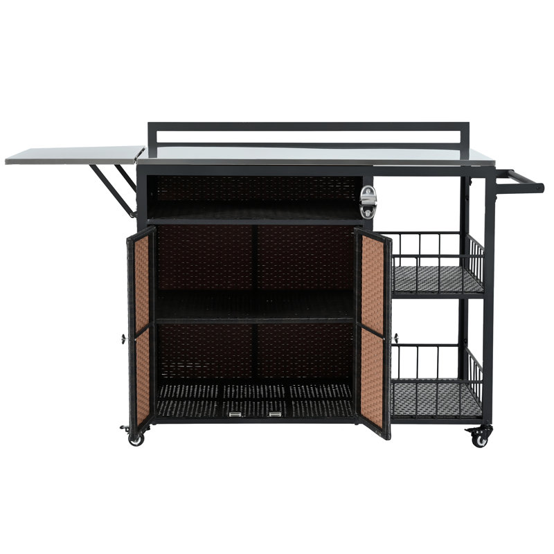Îlot de cuisine extérieur 63,5 po