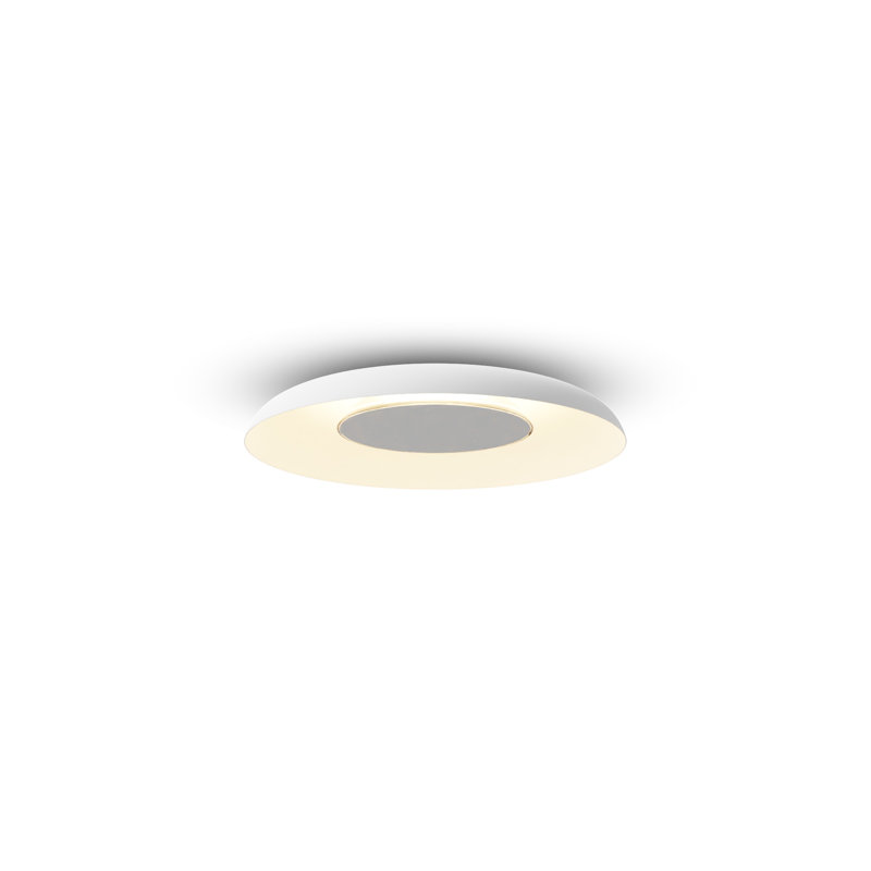Ramen 1500 - Light LED Flush Mounted Sconce, 2.6" H x 18" W x 18" D, Matte White