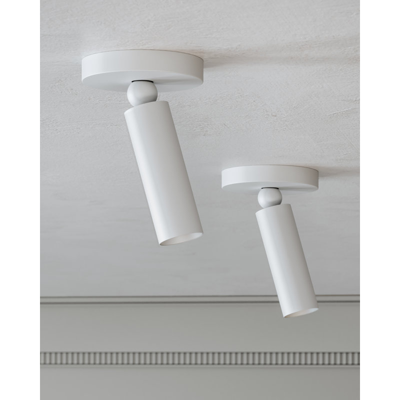 Luxe 1 - Light LED Flush Mount, Marble
