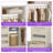 72"-108"Closet System With Drawers-574054469