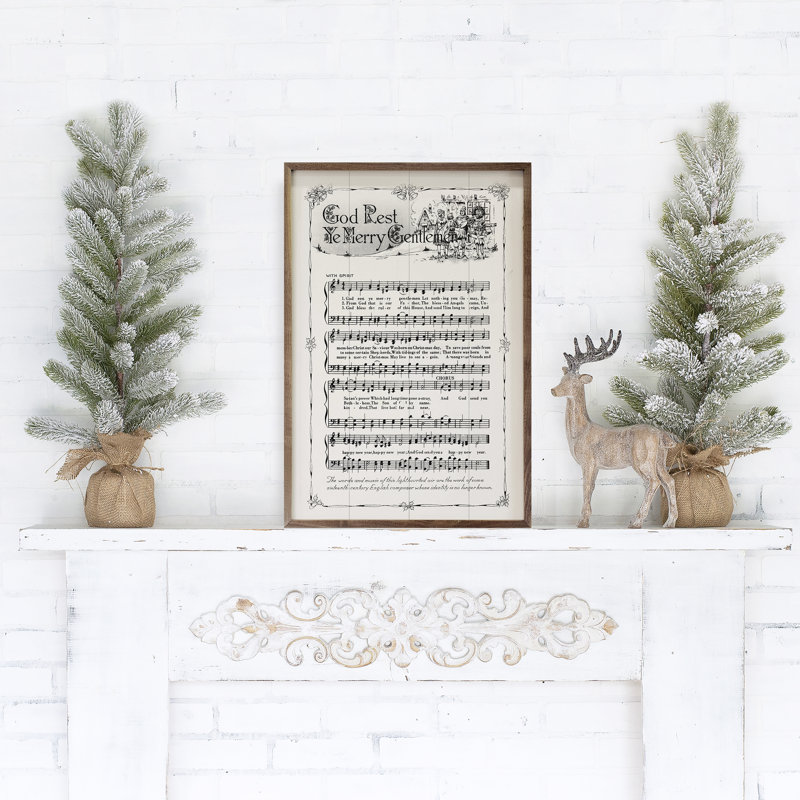 God God Ye Merry Gentlemen Partitions, H 24 po x l 16 po