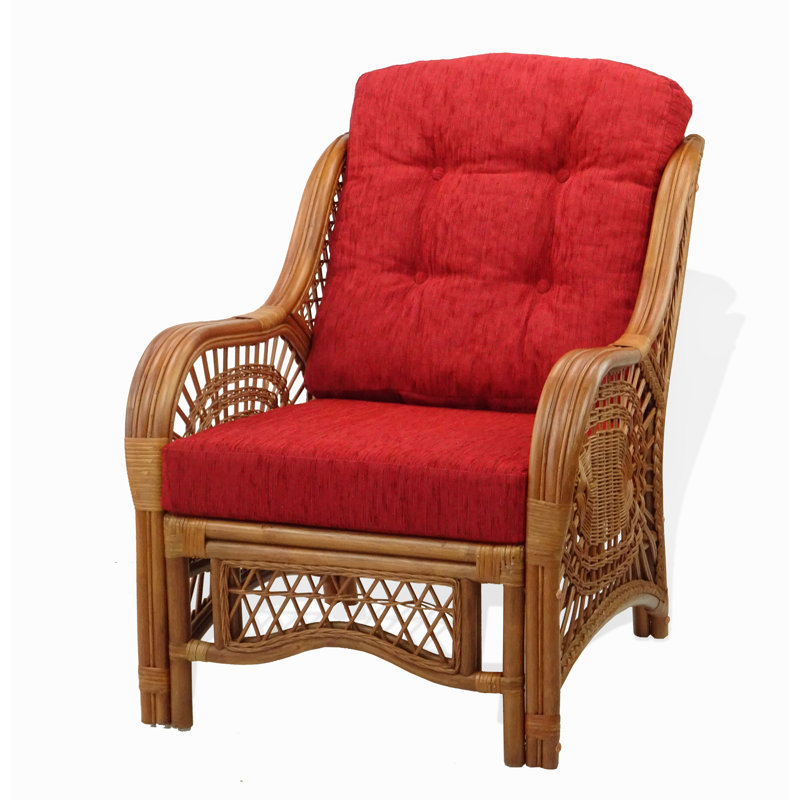 Fauteuil d'appoint Malibu Lounge Living, Rouge
