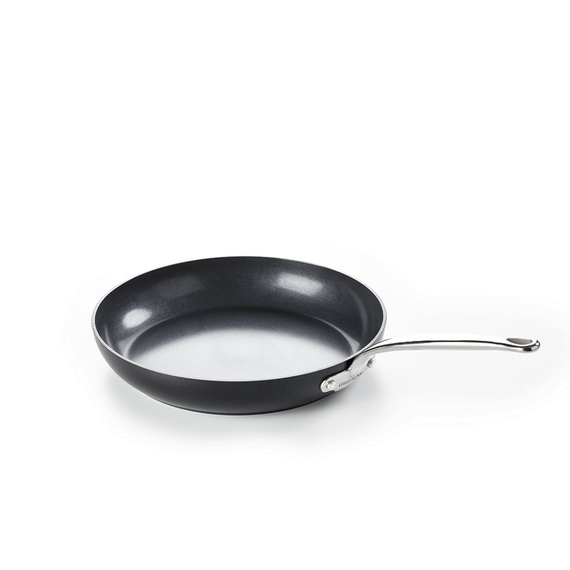 GreenPan Barcelona Black Aluminium Non-Stick Frying Pan, 24 cm
