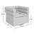 Arve Upholstered Swivel Armchair