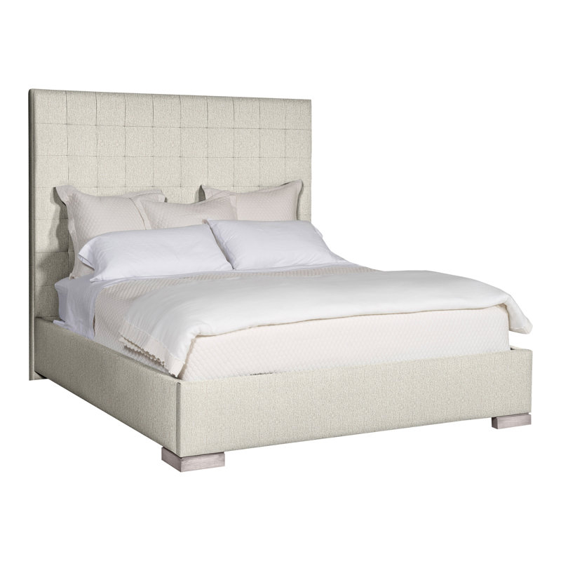 Wyeth Upholstered Bed, Nomad Snow Crypton® Chenille, King, Dove Gray