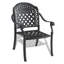 Ensemble de meubles de patio en aluminium coulé 5 pièces avec coussins
