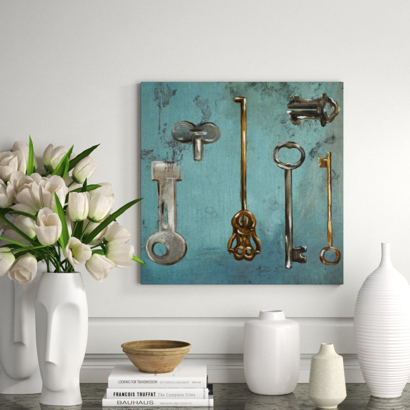 Antique Keys II Print, 24" H x 24" W, Plexi