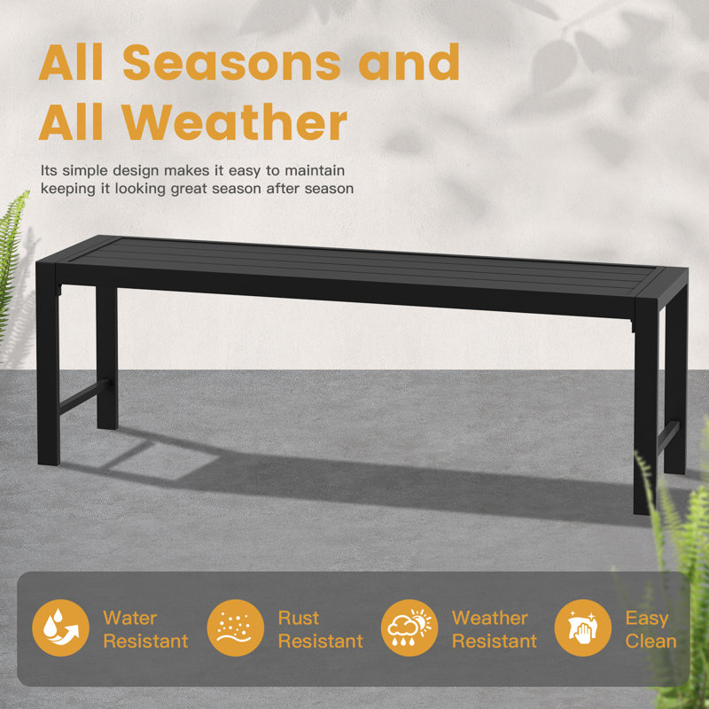 Rectangular Outdoor Dining Set With Bench And Swivel Chair, Brown, Brown