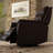 Global Home Swivel Glider Recliner With Manual Footrest, Comfortable And Stylish Seating For Any Room-187721596