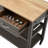 Delicia Kitchen Cart with Gray Base-1628730677