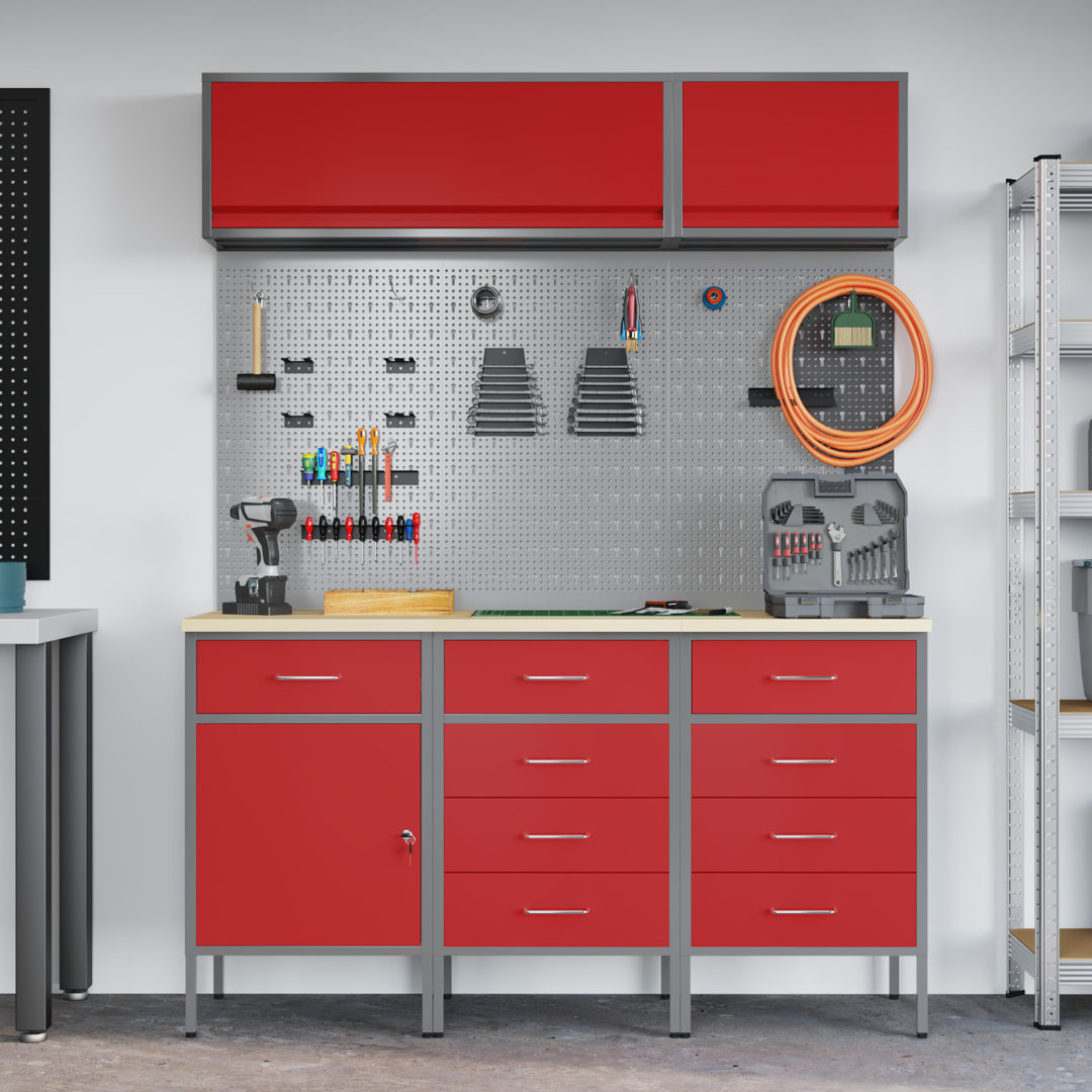 Work Cabinet Set with Drawer with Storage