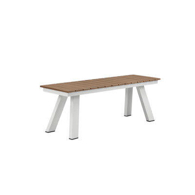 Banc d'extérieur en aluminium Pangea Home Jack