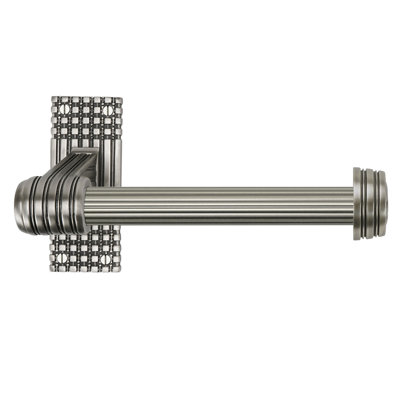 WILTON TISSUE BAR RIGHT, REEDED HANDLE; SATIN NICKEL FINISH