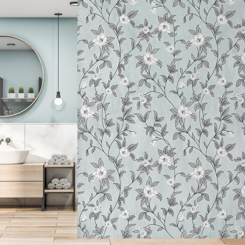 Bordure florale pelez et collez, L 72 po x l 72 po