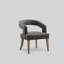 Fauteuil demi-tonneau d'appoint l 25,75 po