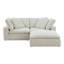 Canapé modulaire en polyester Tila-296836525