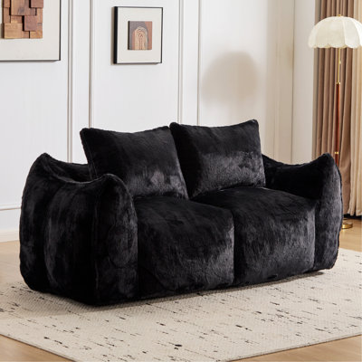 Canapé d'intérieur, canapé-sac géant doux et confortable pour adultes, idéal pour se détendre en famille, entre amis ou avec des animaux de compagnie dans les espaces intérieurs