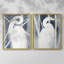 ANIMALS Series CCCCL XXVII - Reproduction encadrée de qualité supérieure - prêt à être accroché - aucun clou requis - aucun clou requis-965726997-965726995