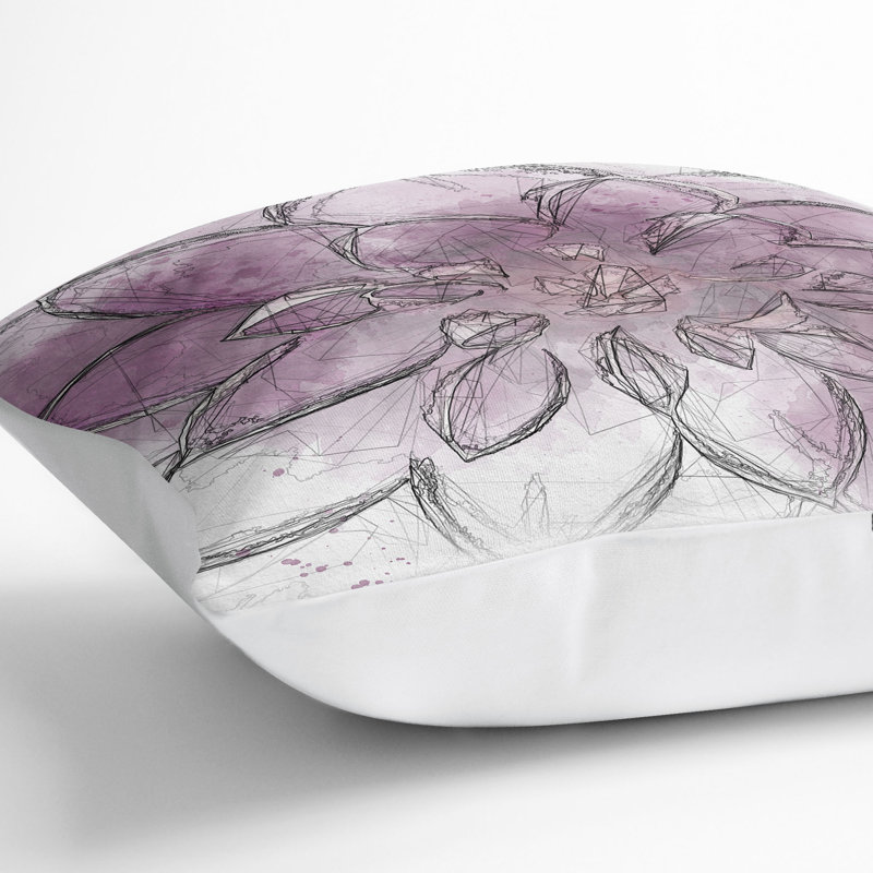 Square Throw Cushion, White, 40cm H x 40cm W x 15cm D