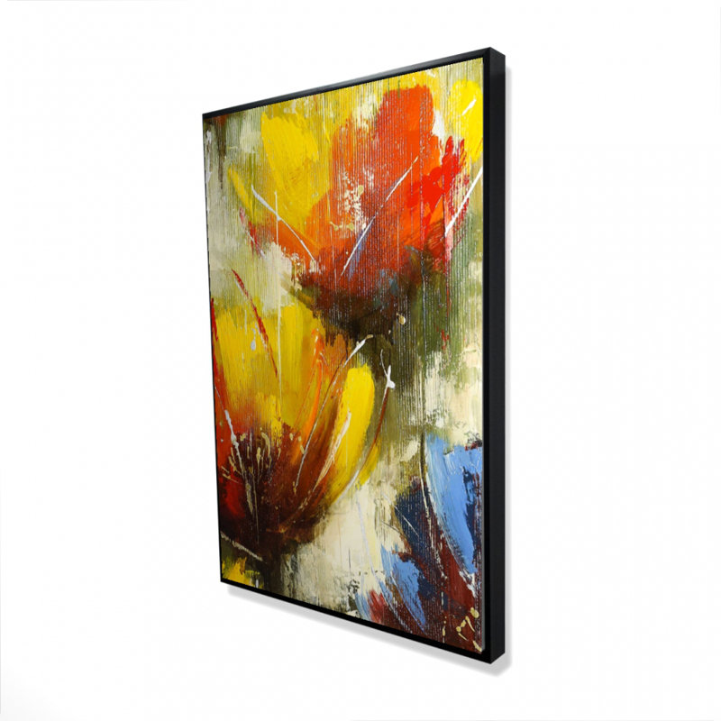 " Texturized Yellow Flowers "