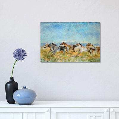 Excitement 1 Piece Wrapped Canvas Painting
