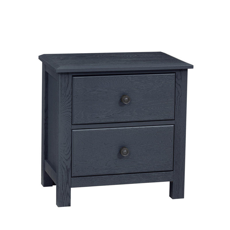 Lewin 2-Drawer Nightstand, Indigo