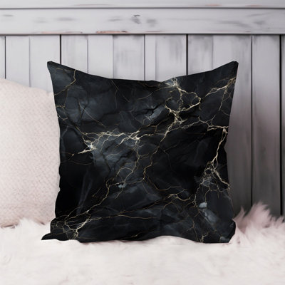 Abstract Black Marble Geode Symphony IV Modern