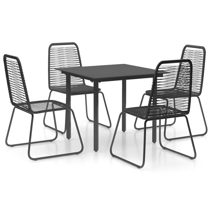 Mitzee Round 5- Piece 4- Person 110cm L Table Set