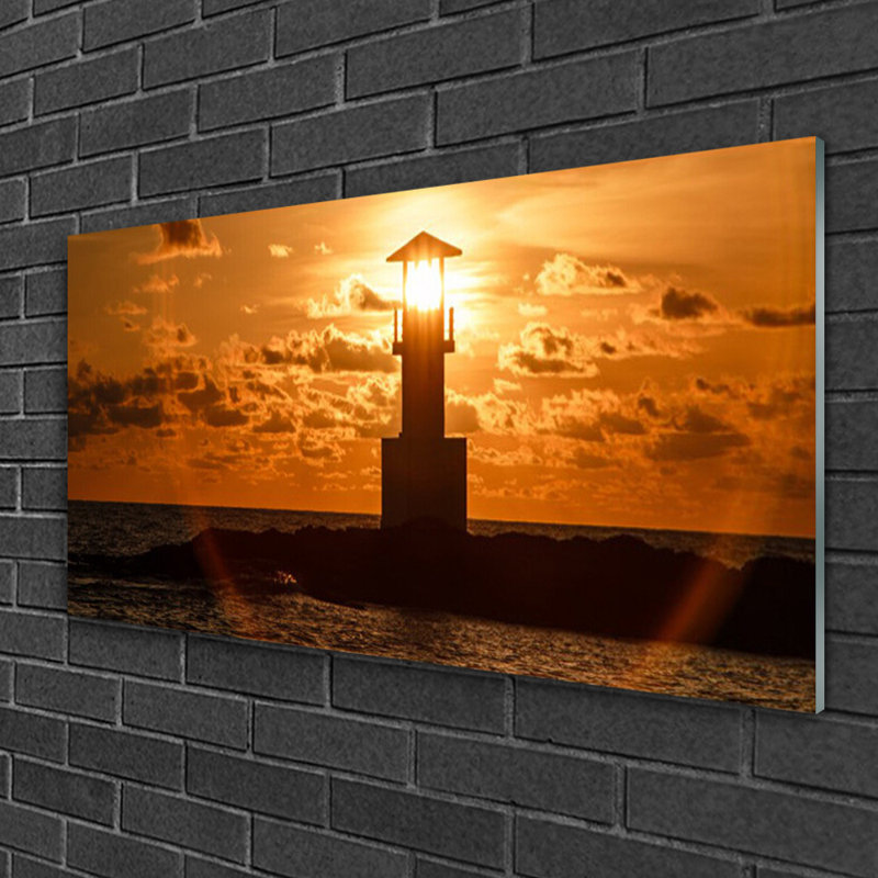 Architecture Lighthouse - No Frame Print on Glass