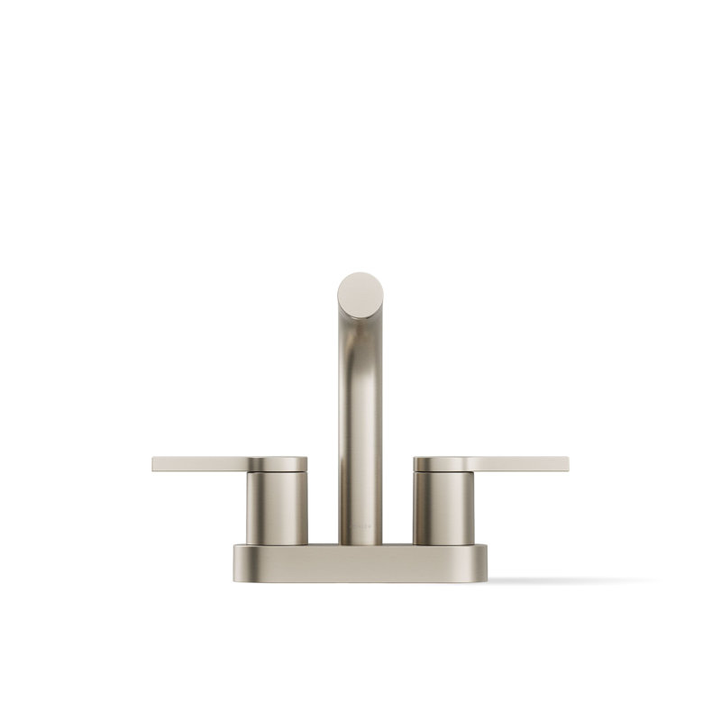 Robinet de lavabo de salle de bain central Elate 1,0 gallons par minute, Nickel brossé