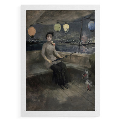 Impression de portrait rétro XLIV - reproduction de toile seulement - non encadrée