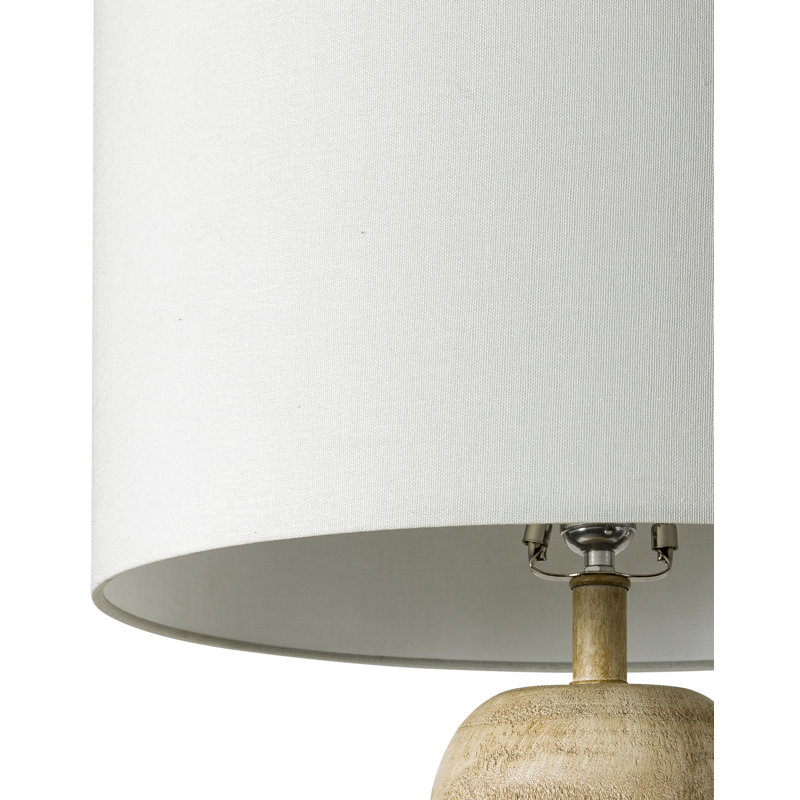Kee 62'' Traditional Floor Lamp, Beige