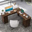 Bureau d'ordinateur en L avec armoire en L 66,5 po Aviyon-88395171