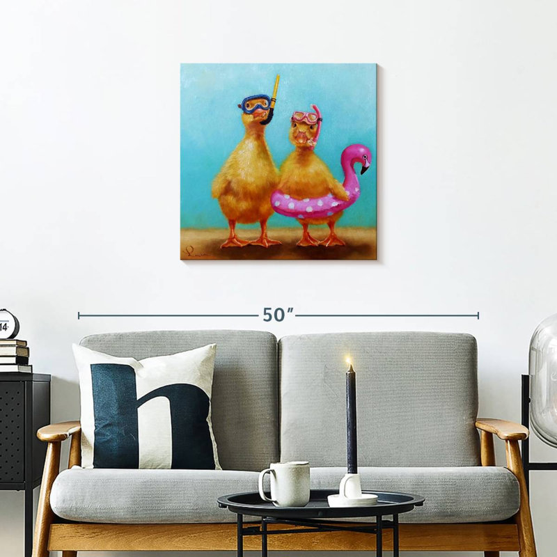 Crowle Pool Party, 24" H x 24" W