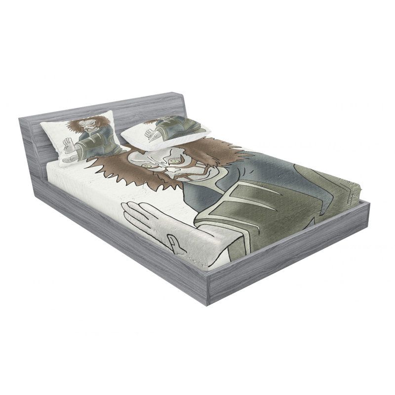 Ensemble de draps avec masque de cinéma, Ensemble de drap pour grand lit avec drap-housse