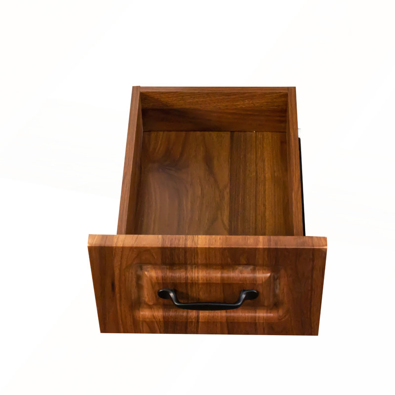 Geller L-Shaped Corner Desk with Drawers & Hutch