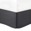 Édredon 12 pièces, très grand noir. Draps en coton inclus. Comprend un édredon, des taies décoratives, des oreillers et une jupe de lit. Aspect cachemire séduisant Avec des draps. Comprend une décoration envoûtante-124264991-124264995