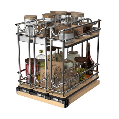 Rev-A-Shelf Pullout Organizer for Cabinets, Upright Shelf
