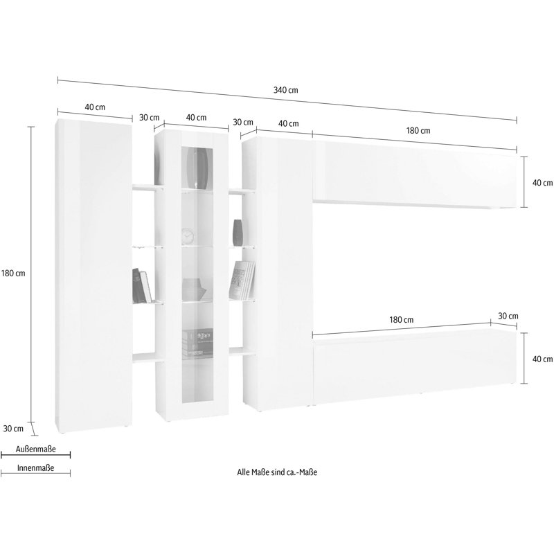 Maruska Unfinished Floating Entertainment Centre for TVs up to 70"