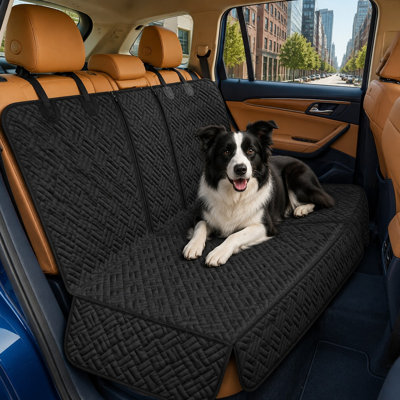 Avec ses 56 pouces, cette protection pour chien en tissu Oxford 600D pour banquette arrière convient aux VUS et aux camions de taille moyenne et combine une protection imperméable, antidérapante et résistante aux égratignures avec un nettoyage facile pour les voyages et l'utilisation quotidienne.